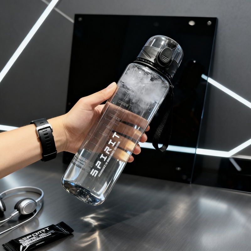 Smart Water Bottle Tracker - Botol Air Olahraga 700ML dengan Skala