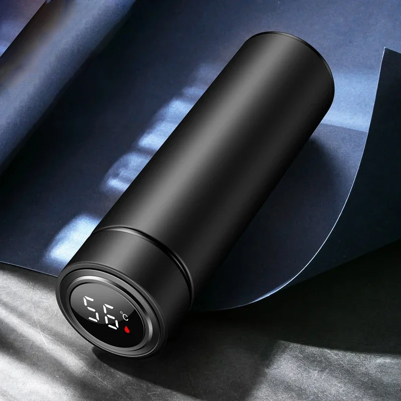 Smart Water Bottle Tracker - Botol Termos Pintar 500ML dengan Layar