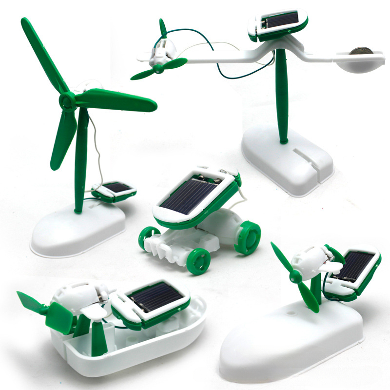 Electronics Gadgets For Kids - Kit Robot Tenaga Surya 6-In-1 Mainan