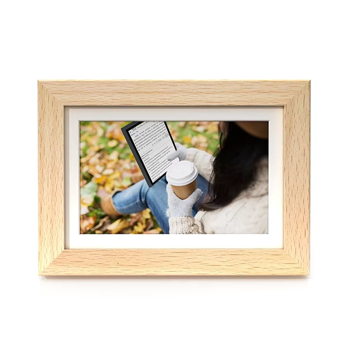 A73T 7.3'' Layar E-Ink Berwarn - Digital Photo Frame Wifi ulasan dan harga