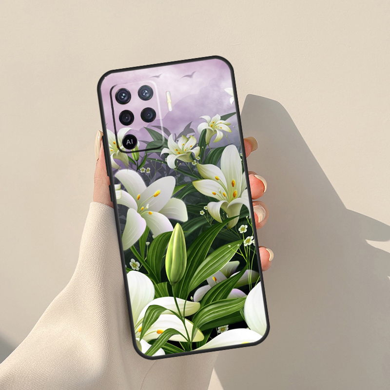 Casing Bunga Lily Warna-warni  - Oppo A78 ulasan dan harga