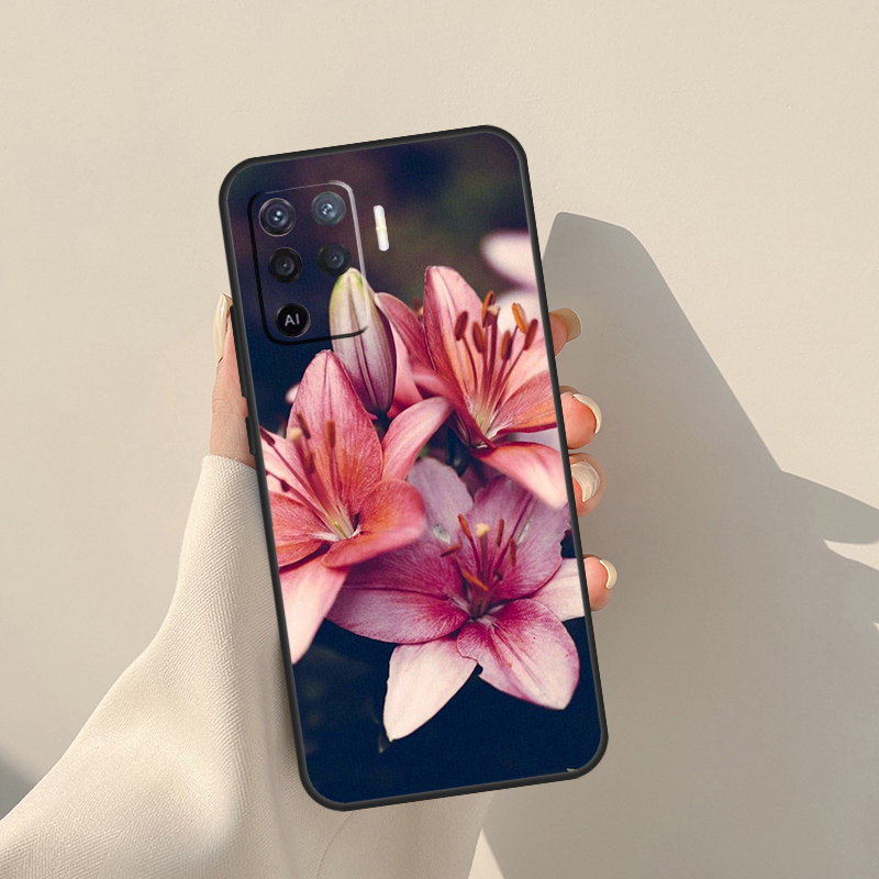 Casing Bunga Lily Warna-warni  - Oppo A78 ulasan dan harga