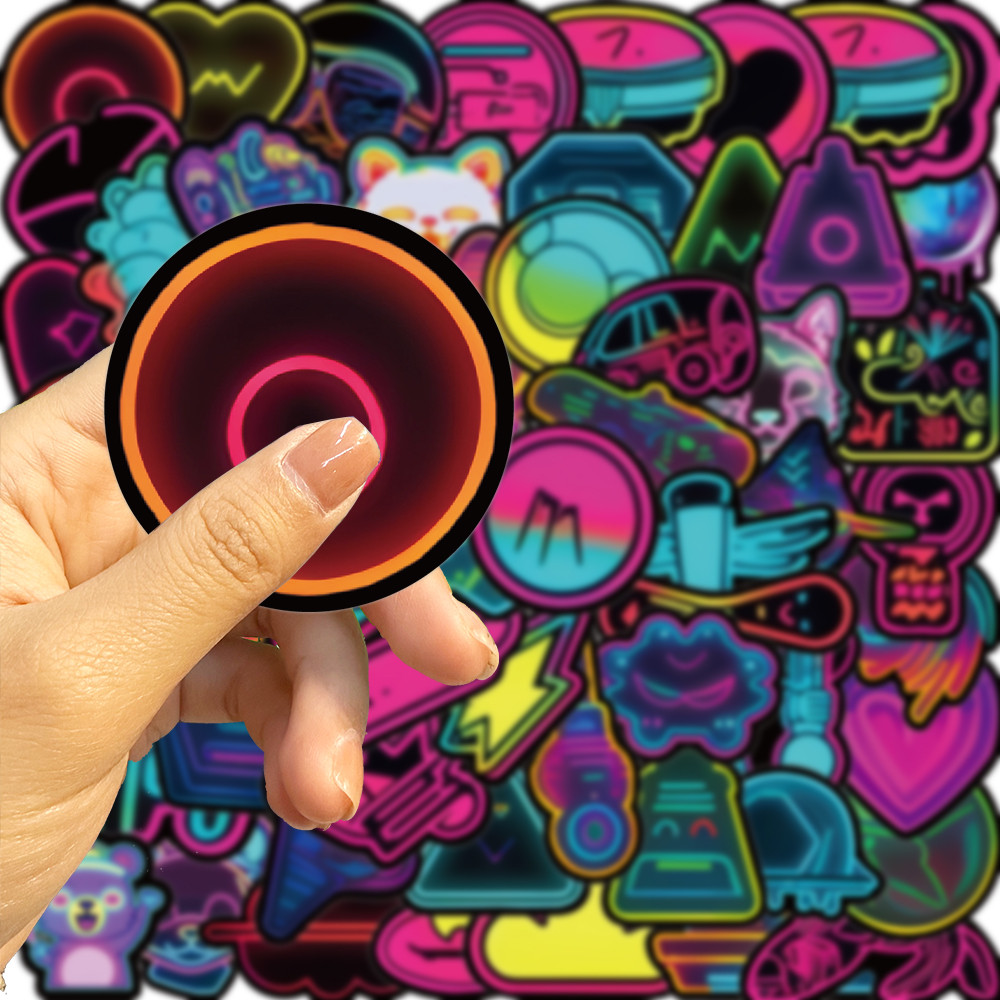Stiker Gaya Neon 60 Buah - Dek - Electronics Gadgets Store ulasan dan harga