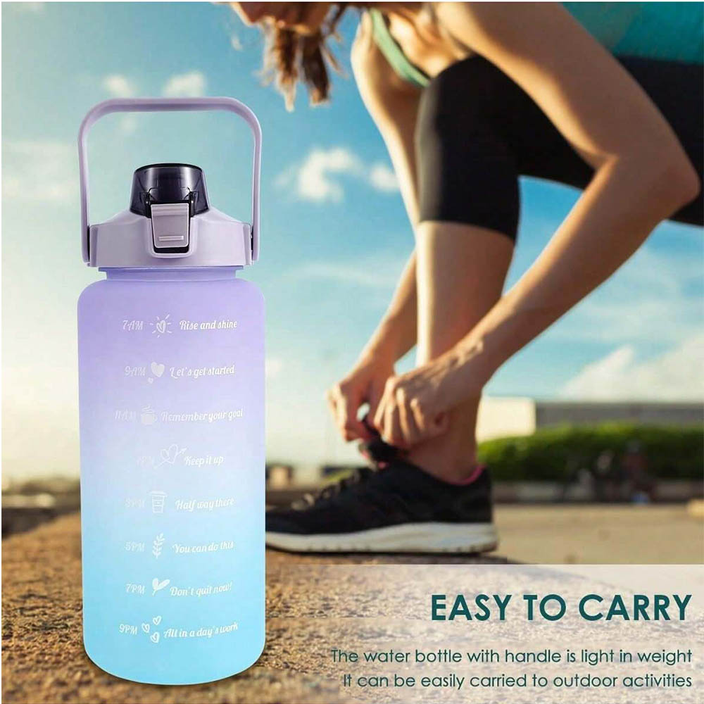 Botol air motivasi 2L, botol a - Smart Water Bottle Tracker ulasan dan harga