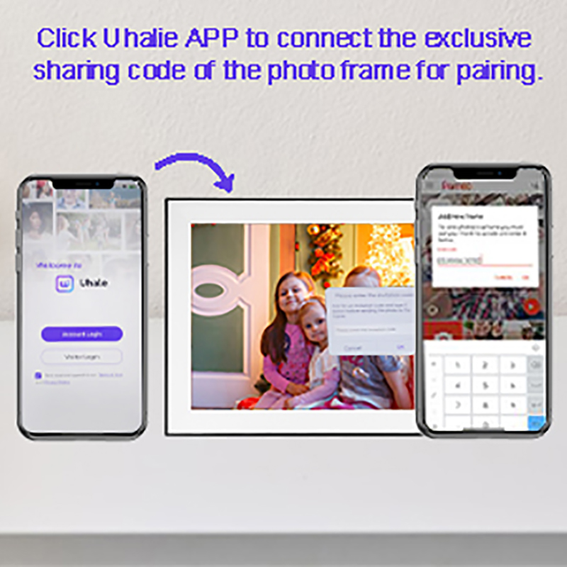 Bingkai foto digital ips sentu - Digital Photo Frame Wifi ulasan dan harga