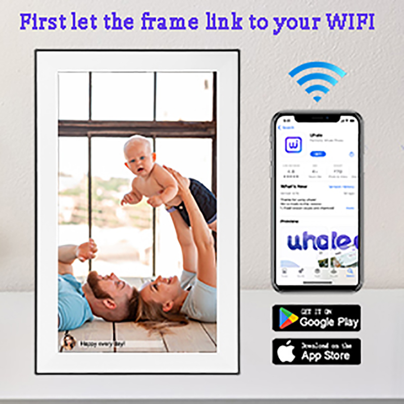 Bingkai foto digital ips sentu - Digital Photo Frame Wifi ulasan dan harga