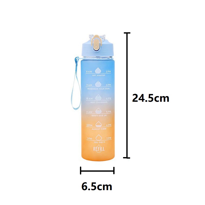 Botol Air Lari 700ML Botol Air - Smart Water Bottle Tracker ulasan dan harga