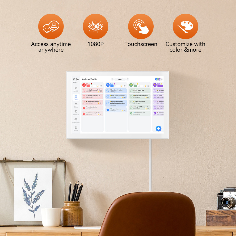 Bingkai foto kalender digital  - Digital Photo Frame Wifi ulasan dan harga