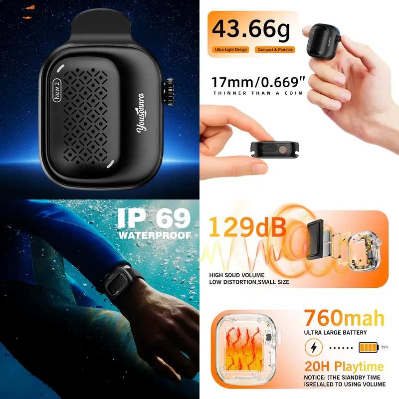 Speaker Bluetooth Yousonnra Po - Bluetooth Speaker Waterproof ulasan dan harga